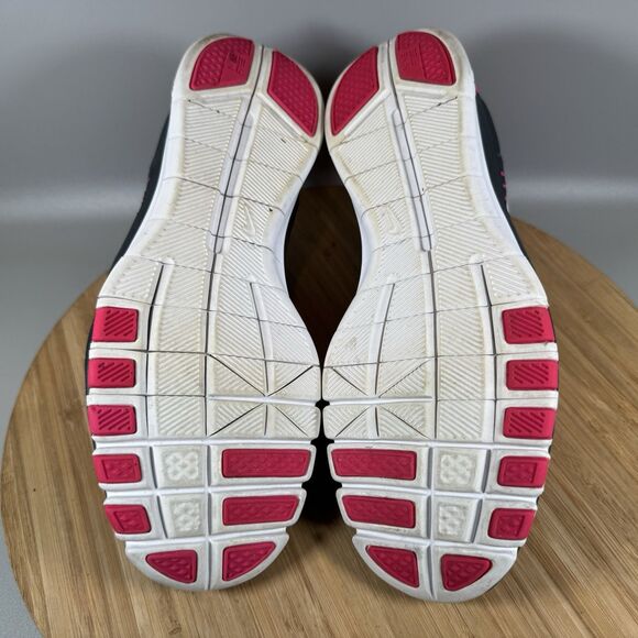 Nike Free Balanza 3.0 Athletic Lace Up Shoe Womens‎ Size 7.5 Black Pink - Picture 6 of 8